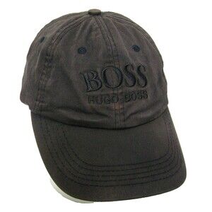 Hugo Boss Brown Baseball Cap Logo Hat Adult Adjustable 100% Cotton Golf